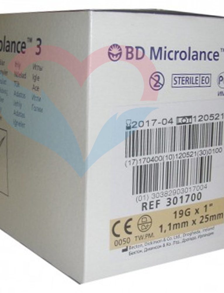 BD Microlance Игла одноразовая инъекционная стерильная 19G (1