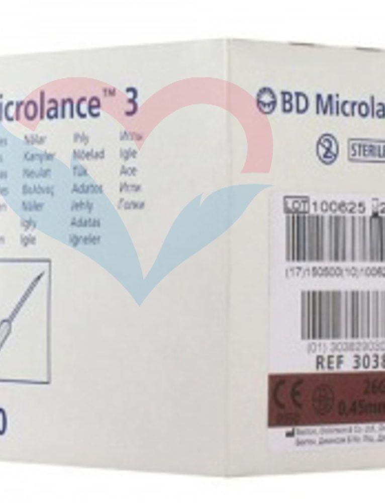 BD Microlance Игла одноразовая инъекционная стерильная 26G (0