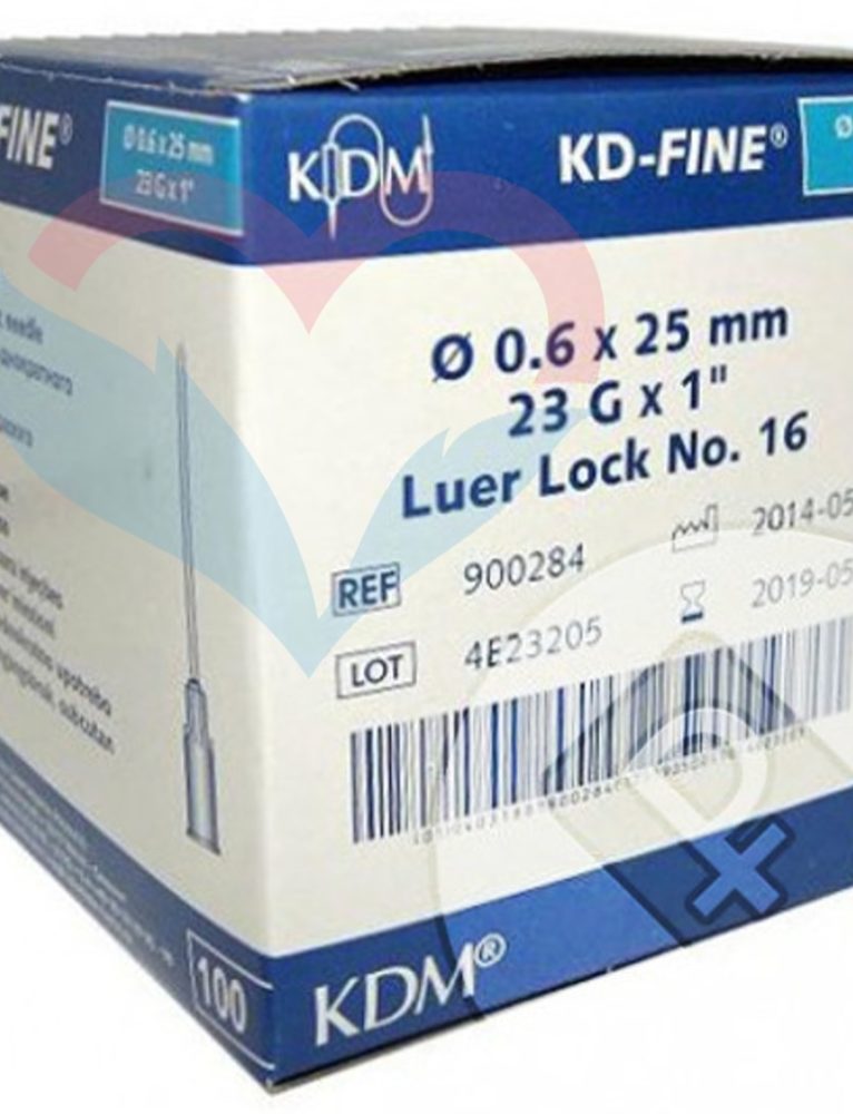 KD-Fine Игла одноразовая инъекционная стерильная 23G (0