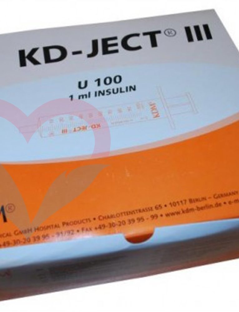 KD-Ject-3 Шприц (3-х комп.) 1мл U100