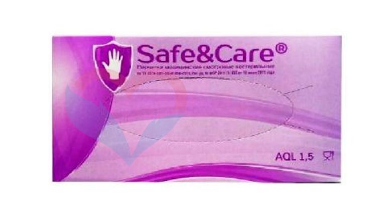 Safe&Care Перчатки нитрил
