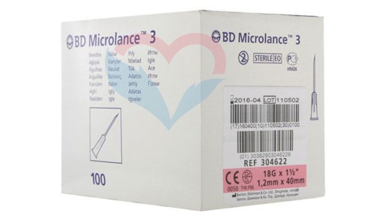 BD Microlance Игла одноразовая инъекционная стерильная 18G (1