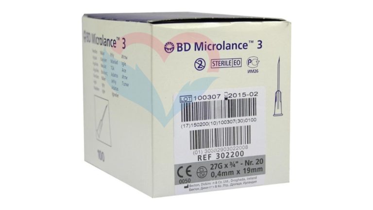 BD Microlance Игла одноразовая инъекционная стерильная 27G (0