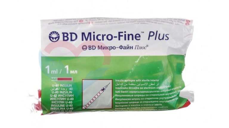 BD Micro-Fine Plus Шприц (3-комп.) 1мл U100